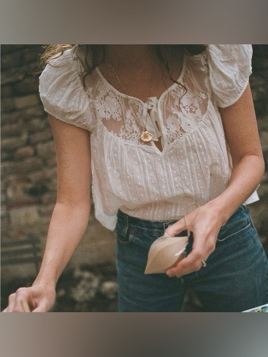 Doen Tops - Doen Camri top - Salt - Large